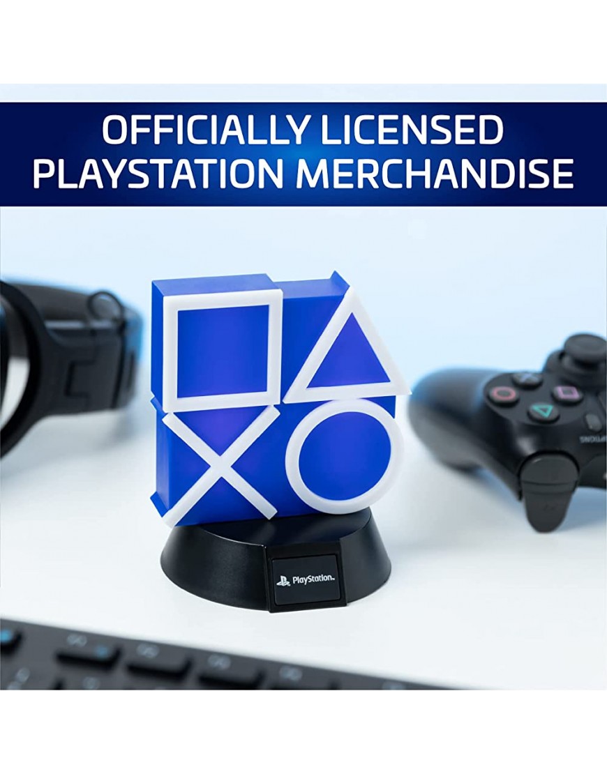 Paladone PS5 Icon Light Battery Operated Official Playstation Licensed Merchandise - BHUVA2XGK