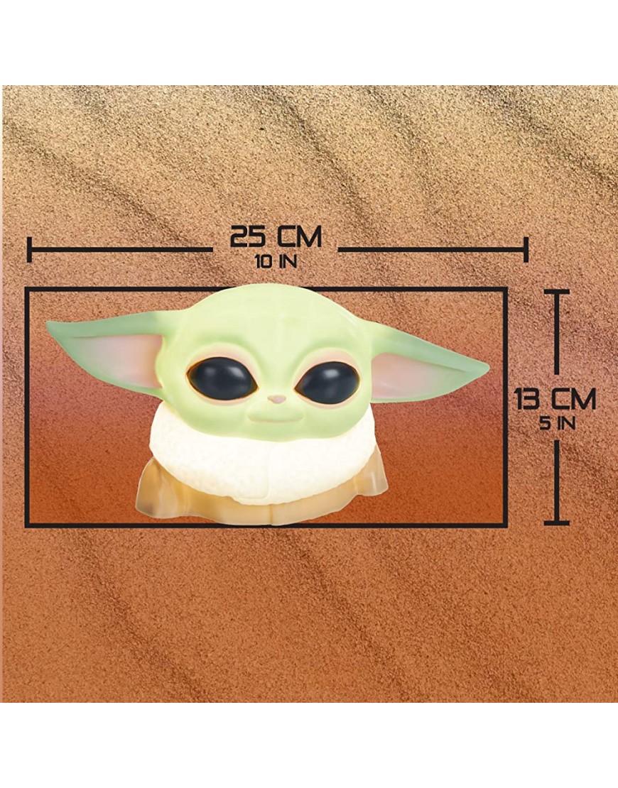 Paladone The Mandalorian Baby Yoda Grogu Desktop Light Officially Licensed Star Wars Merchandise - B9F9MFIFR