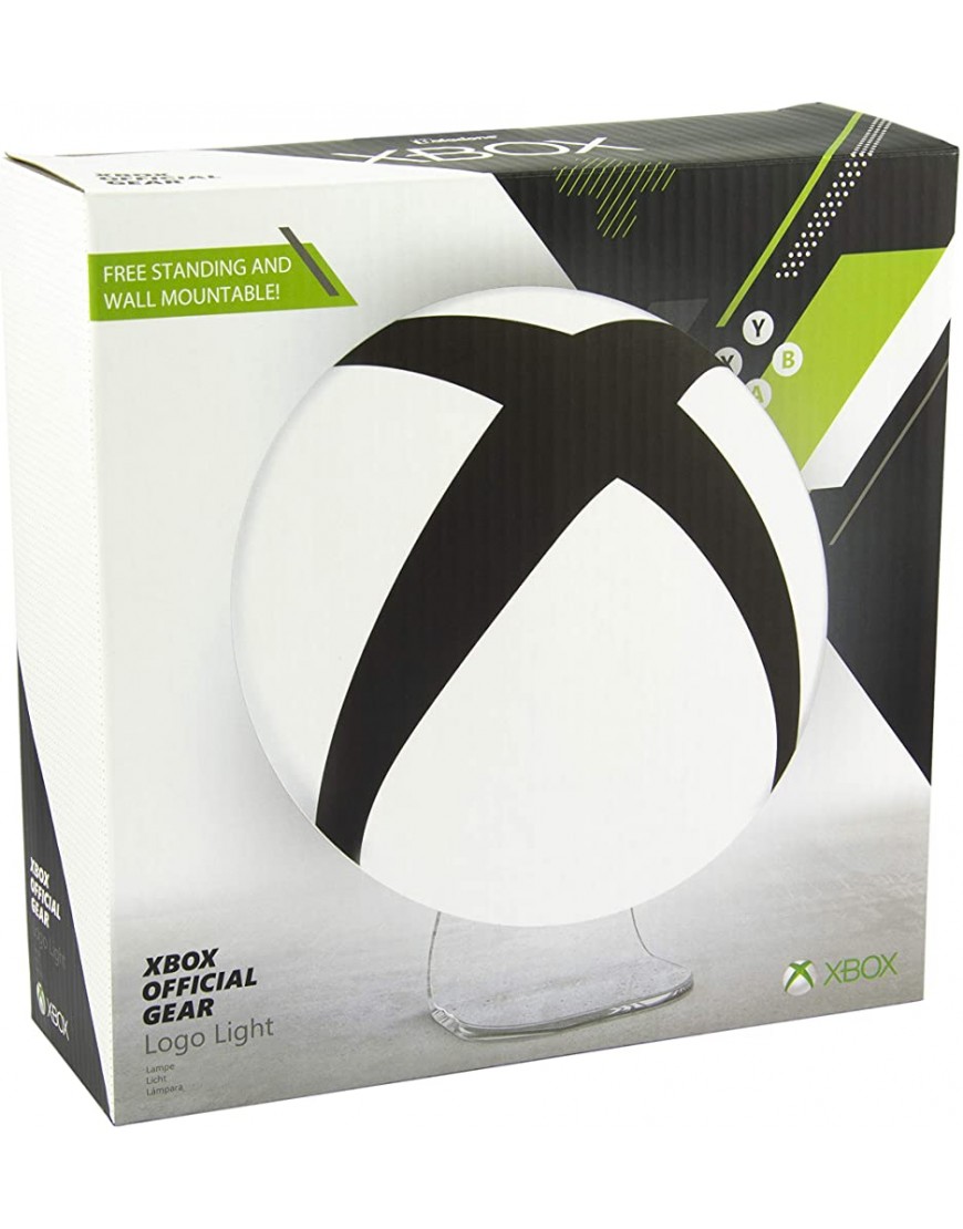 Paladone Xbox Logo Light Decoration for Gamers White Black - BFWZ4FT2Q
