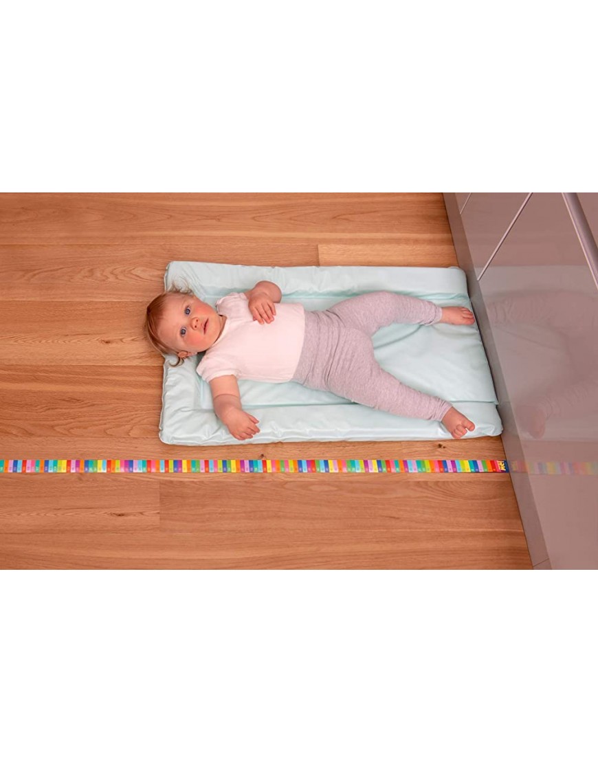 Measure Me! Baby Roll-up Door Frame Growth Height Chart for Children Kids Room Rainbow Rows - BPF1LGLLL