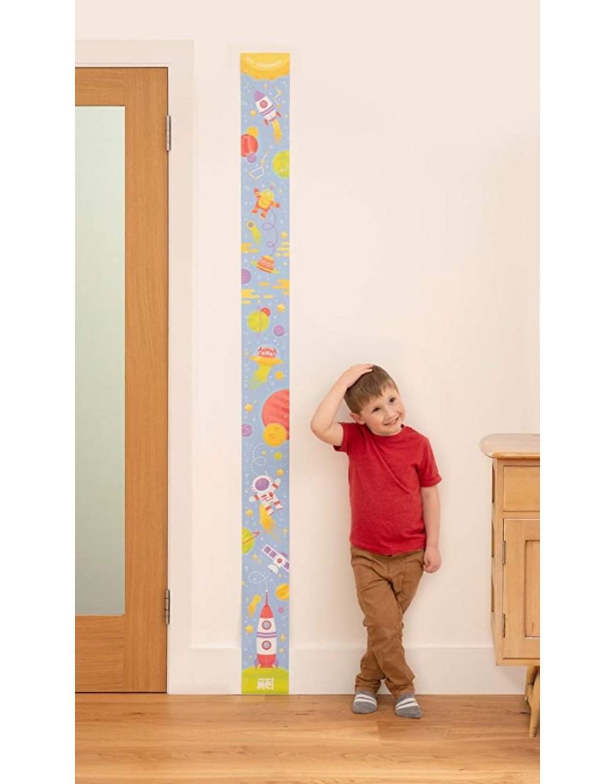 Measure Me! Baby Roll-up Growth Height Chart for Children Kids Room Super Space - BXU9UH5Z5