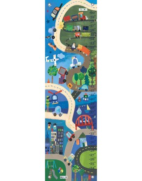 Oopsy Daisy Growth Charts on Our Way by Jill McDonald 12 by 42-Inch - BI343LJFN