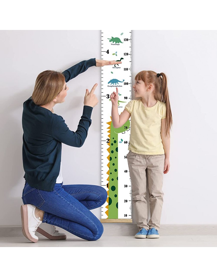XPECIAL Baby Growth Chart with Magnetic Labels Wall Ruler Removable Height Measure Chart for Kids Nursery or Toddler Room Wall Decor Cartoon Height Measurement Chart Gift for Kids New Parents. - B7UM3J8FL