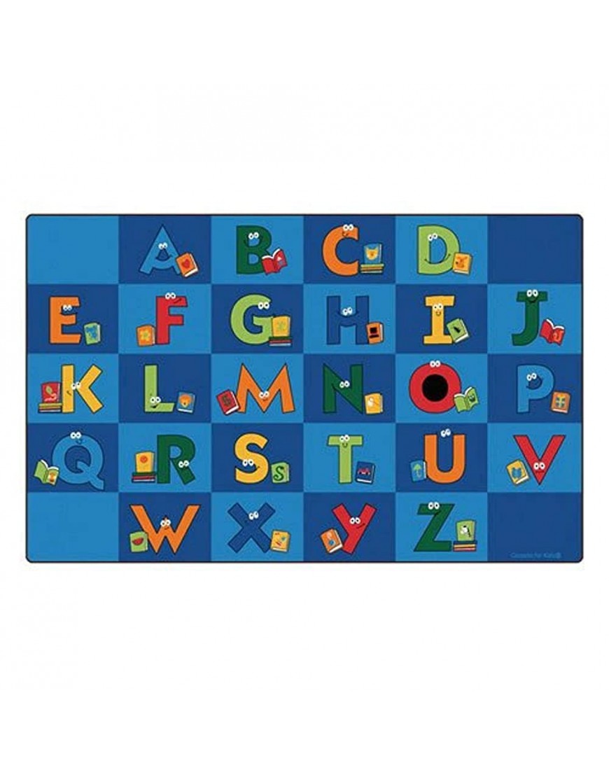 Carpets for Kids 6212 Reading Letters Library Rug 7ft 6in X 12ft Rectangle - B8C7PPSAO