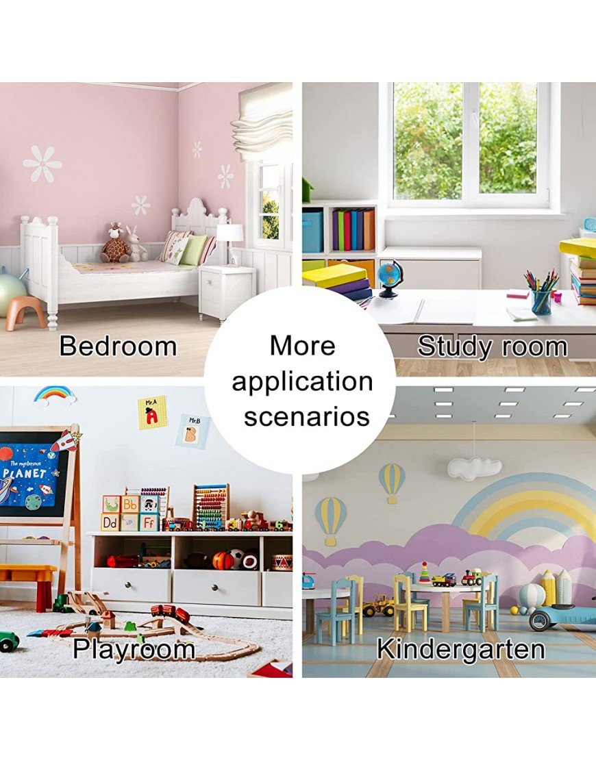 Kids Play Area Rugs Back to School Seamless of Kids Doodles with Bus Books Computer and 3D Carpet Extra Large Rug Kids' Bedroom Playroom Nursery Décor for Boys Girls Learning & Playing 5x8 ft - BYIHR3YVR