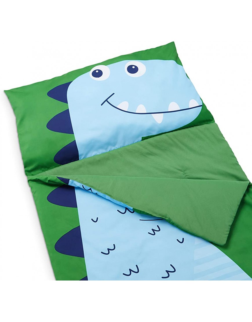 Basics Kids Ultra-Soft Light-Weight Indoor Slumber Sleeping Bag Dinosaur - BLR6TYOXP