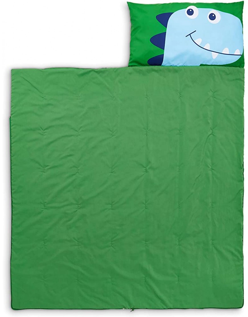 Basics Kids Ultra-Soft Light-Weight Indoor Slumber Sleeping Bag Dinosaur - BLR6TYOXP