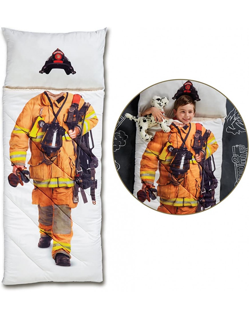 FAO Schwarz Imaginary Adventure Fireman Sleeping Bag - BEL6II7QK
