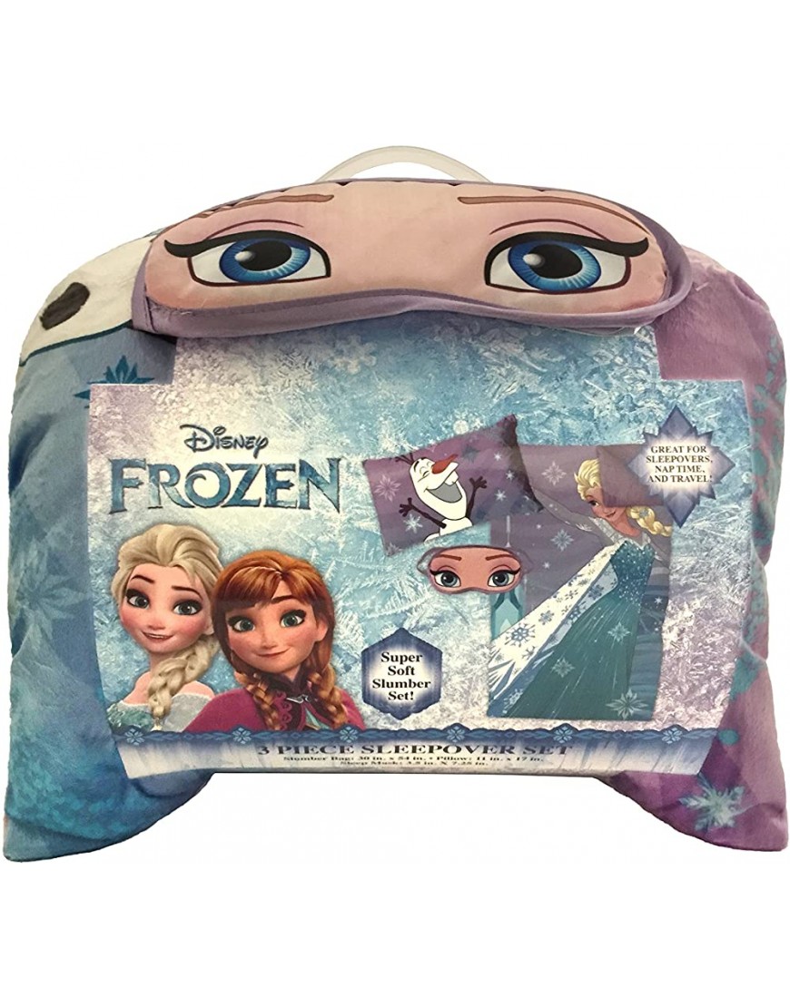 Frozen Let It Go 3 Piece Plush Sleepover Set - B2DOGD17P