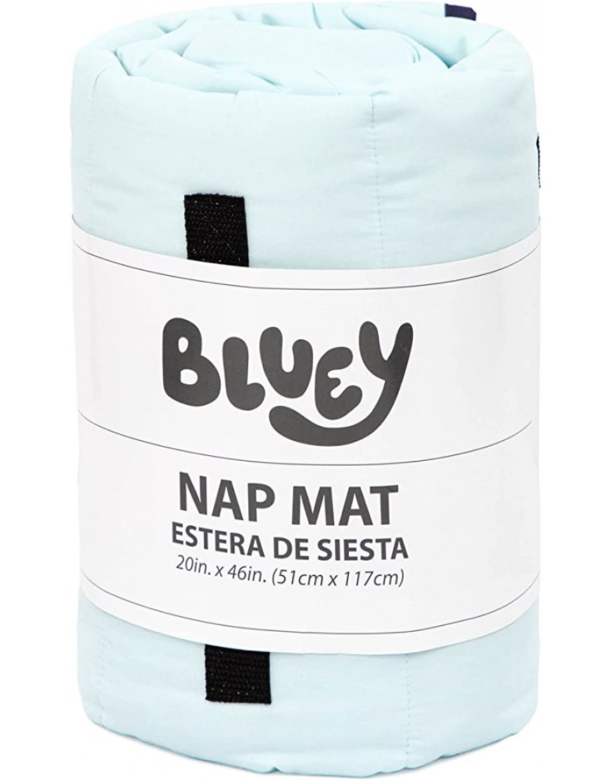 Jay Franco Bluey Sisters Nap Mat – Built-in Pillow and Blanket Super Soft Microfiber Kids' Toddler Children's Bedding Ages 3-7 Official Bluey Product - B3XA6WB0W