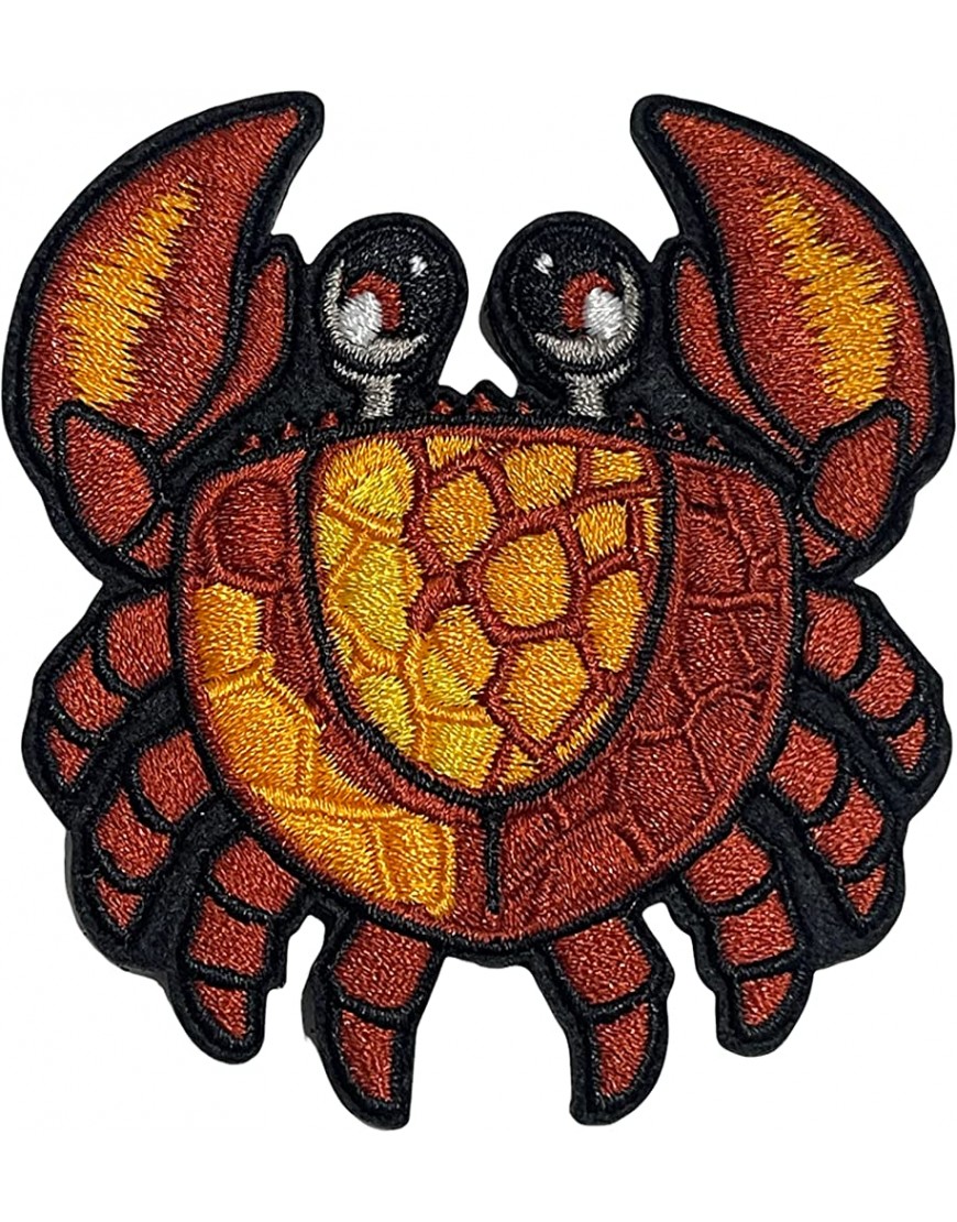 Kids Collection Sealife #2 Crab Embroidery Morale Patch - BOJCWF3EZ