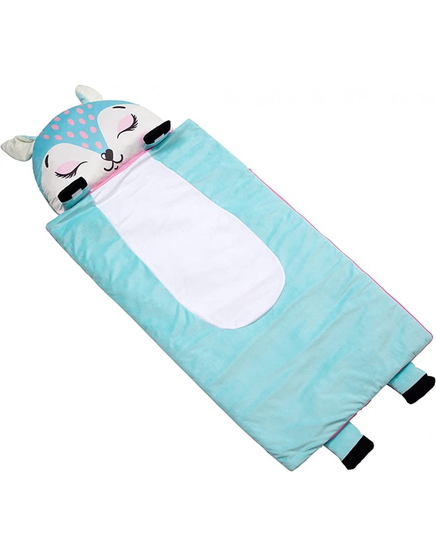 Kid's Nap Buddies Character Preschool Nap Mat Toddler Sleeping Bag with Pillow for Daycare Ages 3+ - BHMXT5Y83