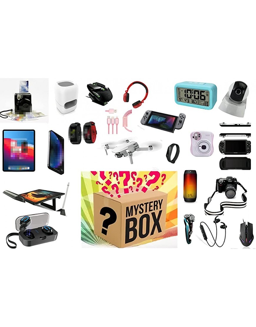 2022 Storage Box Lucky Electronic Products Boxes Excellent Value for Money Random Give Yourself A Luck Or As A Gift to Family Friends - B1IPSEYU6