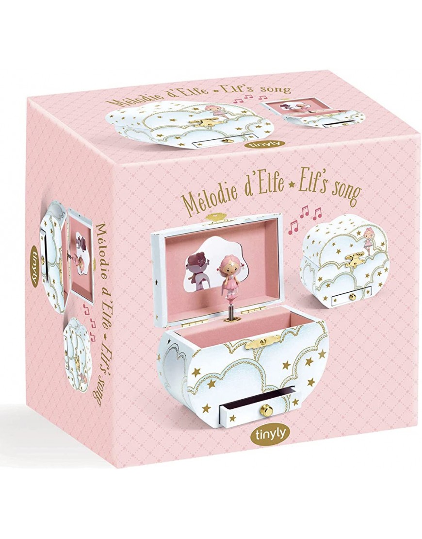 DJECO 36975 Tinyly Melodía Elfe caja de música Music Boxes Multicoloured - BGBKDS0C4