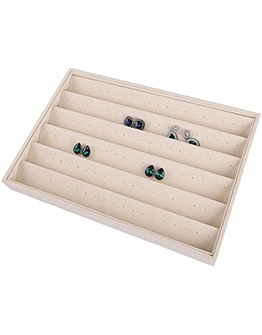 ZZYINH AN207 Flannel Jewelry Box Earrings Necklace Display Disc Multi-Function Jewelry Box Small Jewelry Color : Stud Ear Box - BHHQCT0VA