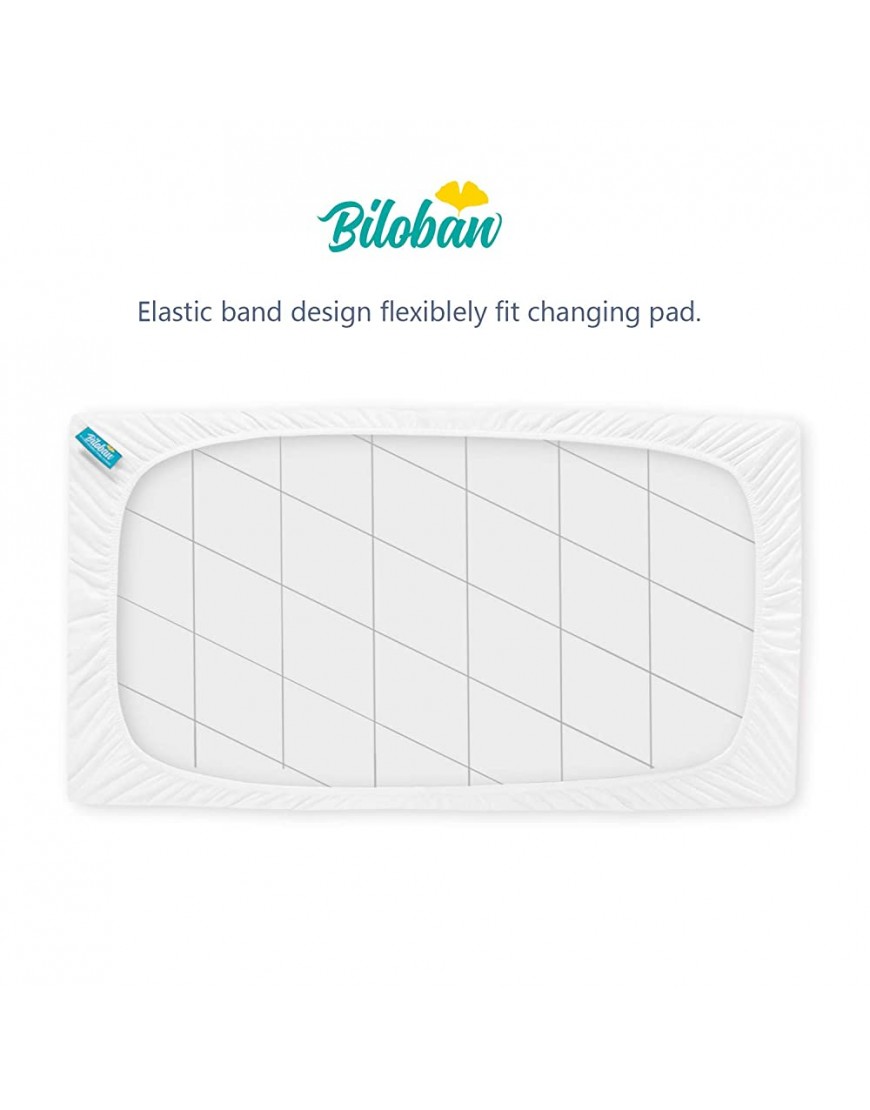 100% Organic Changing Pad Cover Change Table Cover Sheets 2 Pack Waterproof Cream White Changing Pad Covers Ultra Soft Organic Cotton - B3E5UQBM9