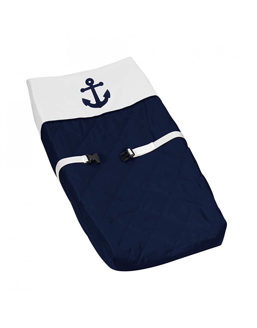 Baby Changing Pad Cover for Anchors Away Nautical Navy and White Collection - BXZEIN4UL