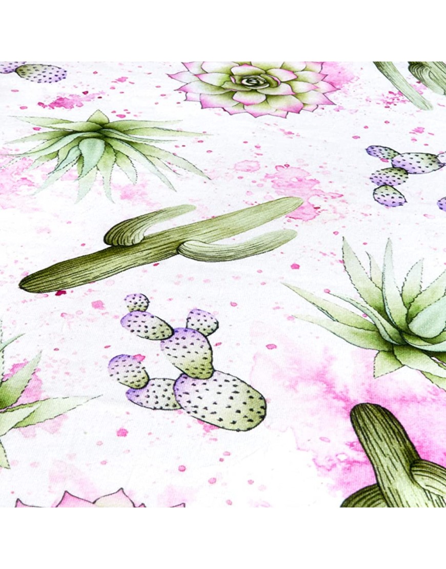 Cactus Changing Pad Cover | Cacti Southwest Nursery Decor | Watercolor Design - BFF2CFJ0I
