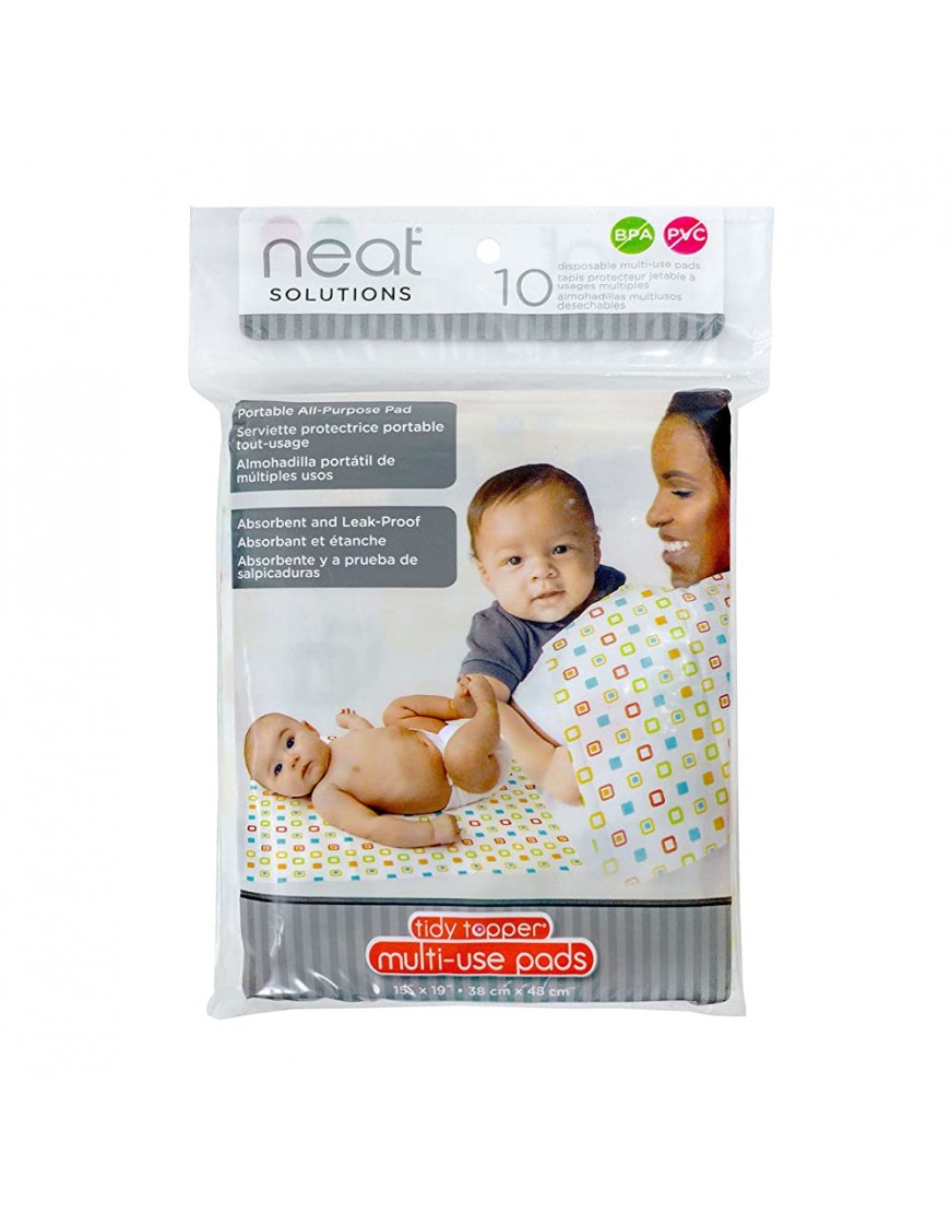 Neat Solutions Neat-Ware Tidy Topper™ Multi-Use Disposable Pads 19" x 15" 10 Count - BQ5YLSD1K