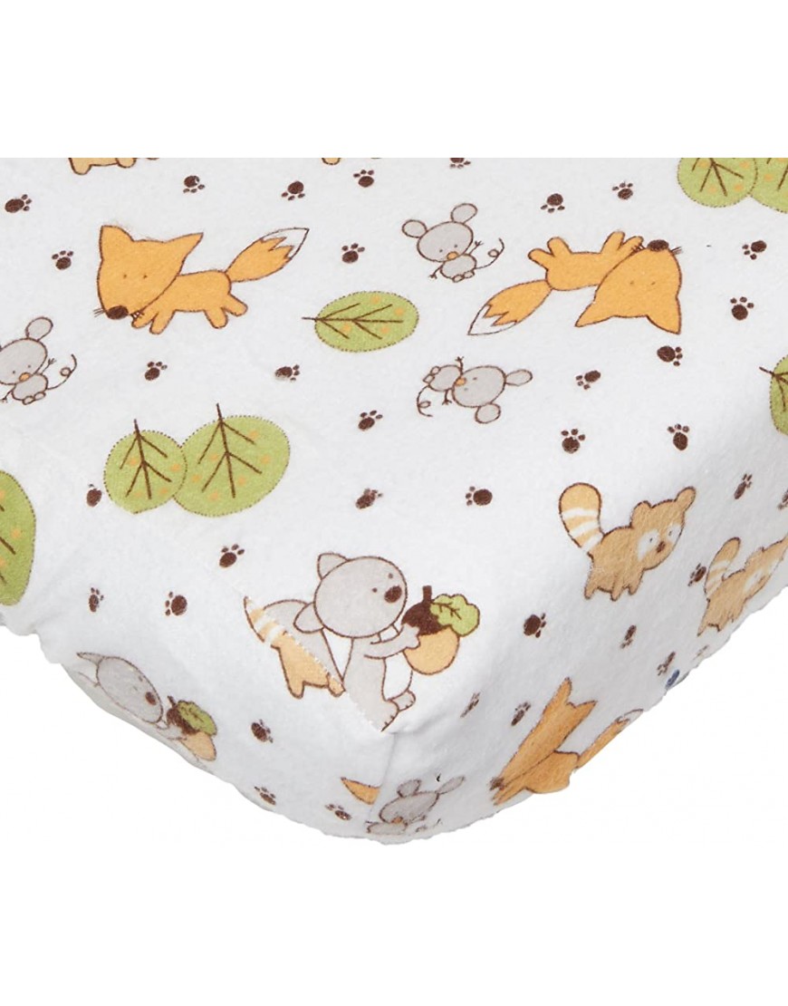Trend Lab Friendly Forest Deluxe Flannel Changing Pad Cover - B41M65YAJ