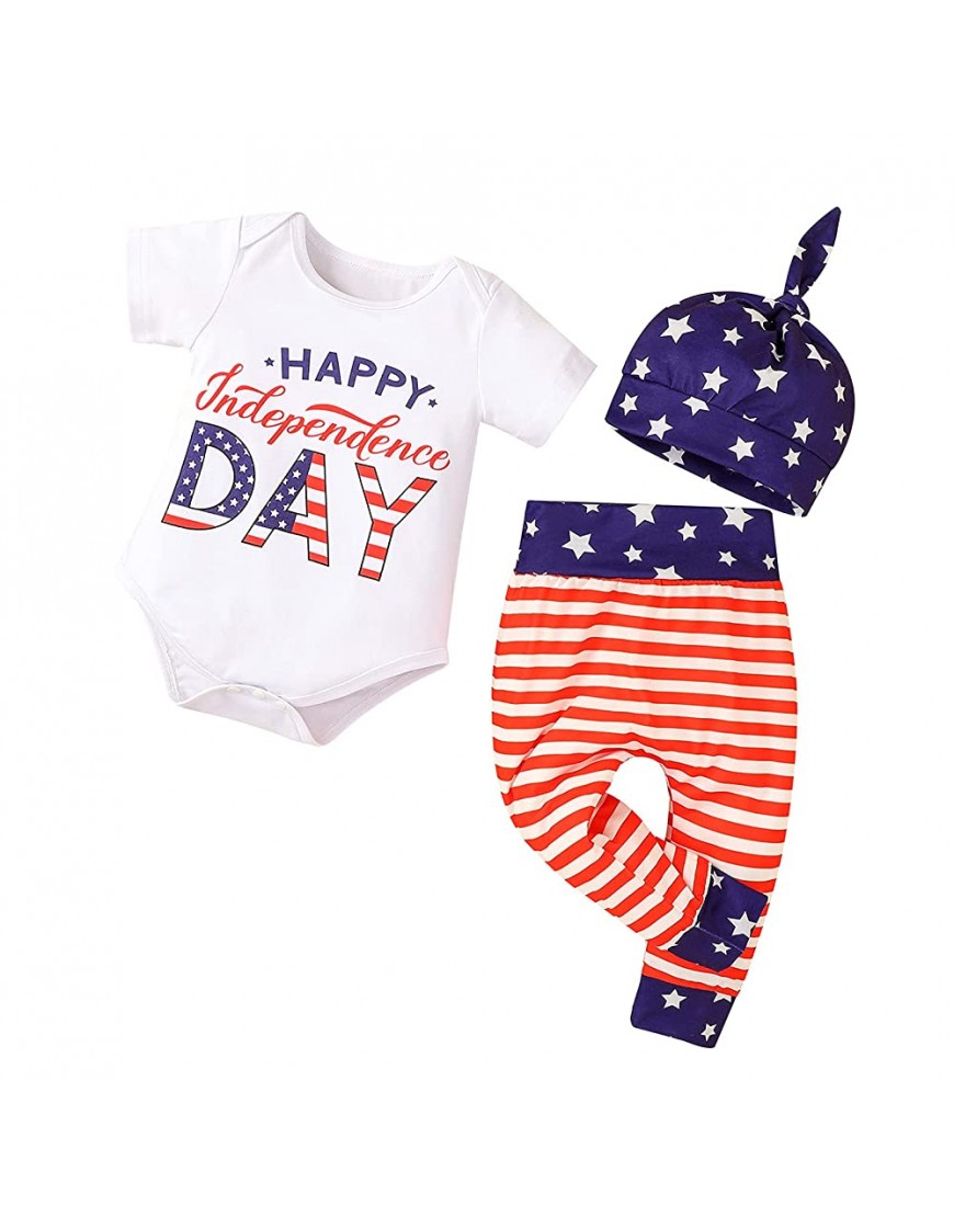 4th-of-July Independence Day Costume Letter Printed Newborn Infant Baby Boy Striped Hooded Sweatshirt and Pants Nightmare Before Bed Time 6-12 Months White and Black - B5WOQOU9N