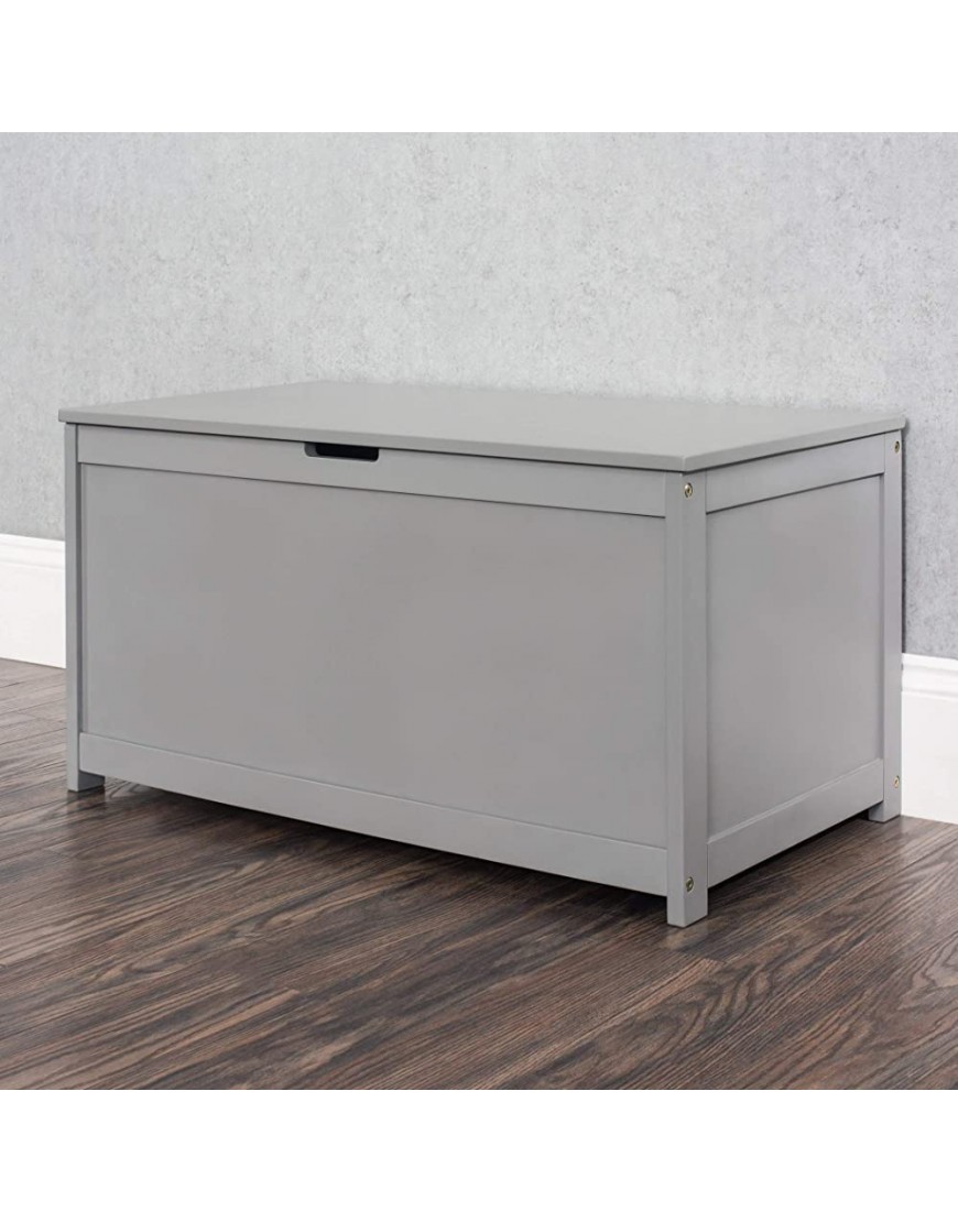 Forever Eclectic Harmony Toy Box Large Storage Chest 32 Wide Cool Gray - BPHGF7RWU