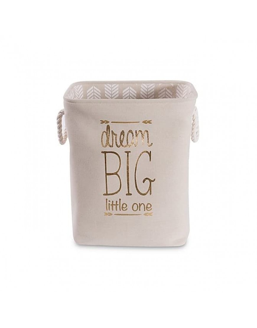 Taylor Madison Designs"Dream Big Little One" Hamper in Natural White - B95WLSM46