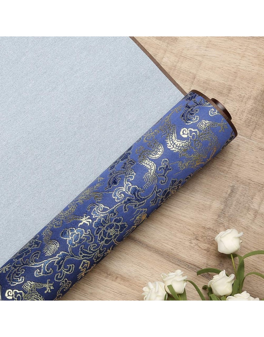 Water Writing Cloth,Advanced Imitation Rice Paper Brocade,Chinese Calligraphy Practice Tool,Reusable,ten Thousand Times Water Writing Cloth Scroll,Environmentally Friendly and Quick-Drying - B0EF1CMO5
