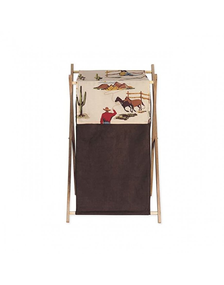 Baby and Kids Wild West Cowboy Western Horse Clothes Laundry Hamper by Sweet Jojo Designs - B7VGUI0GA