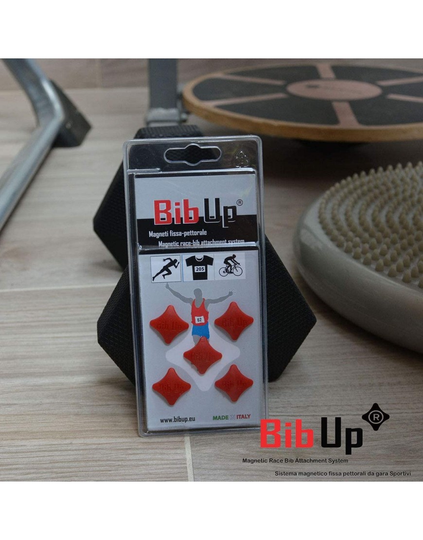 BibUp Fixed Magnetic Race Breast System + Original Bibox Container - BXILLFJA7