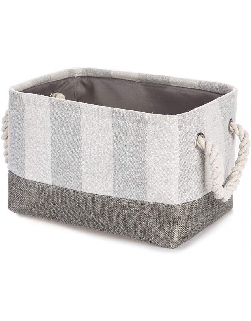 Home Zone Living Storage Basket with Cotton Rope Handles VS19215E - B2LT3IJ81