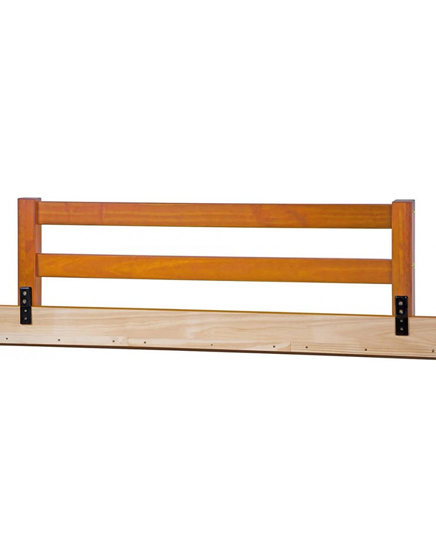 100% Safety Rail Guard for Beds and Bunk Beds by Palace Imports Honey Pine - B114FPY73