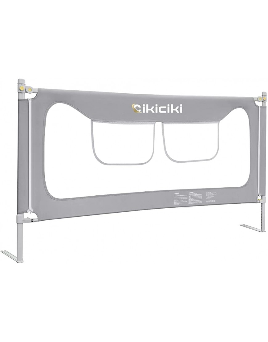 cikiciki Bed Rails for Toddlers Extra Tall Kids Bed Guardrail Vertical Lifting Collapsible Baby Safety Bed Rail Guards Fit for Twin Full Three Quarters King Size Bed - BPVPUW3QQ