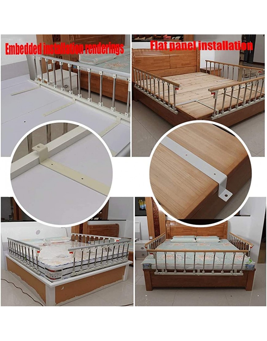 GYYZMD Foldable and Thickened Anti-Falling Bed Guardrail Child Drop Resistance Fence for The Elderly Bedside Railing,C - BRCNT48HJ