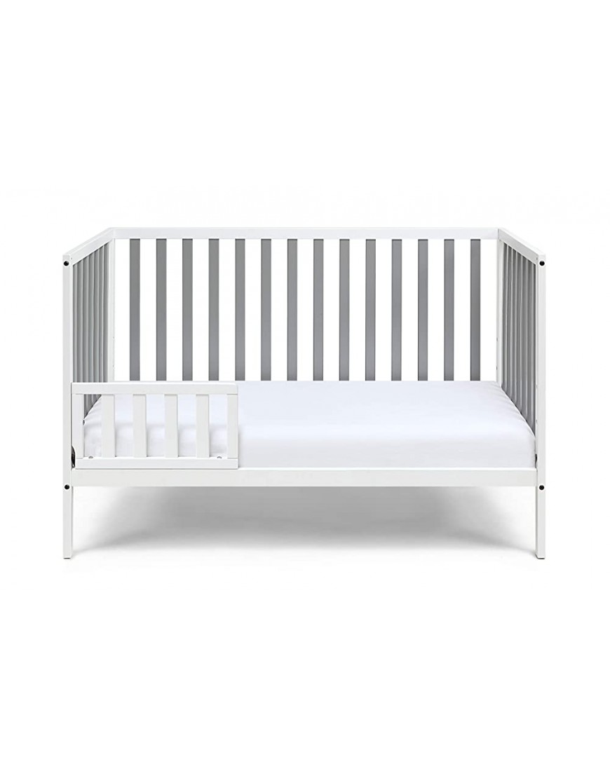 Suite Bebe Baby Cache Deux Remi Island Toddler Guard Rail in White Natural 27975-WH - BWSWB3NZA