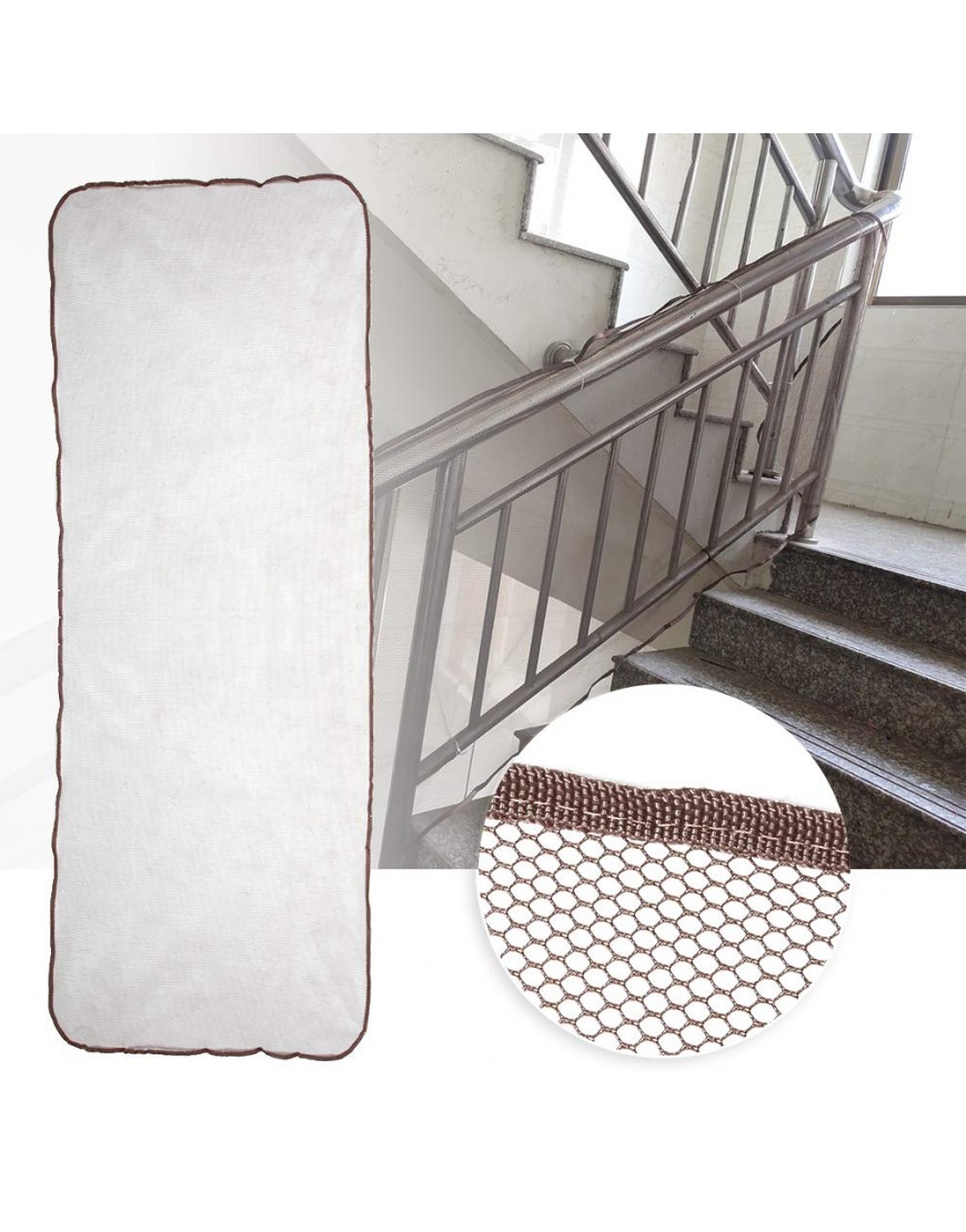 Tianhaik Children Safety Net 2 Meters Indoor Outdoor Railing Safety Hanging Fence Net for Stair Balcony - BDOA7M6FX