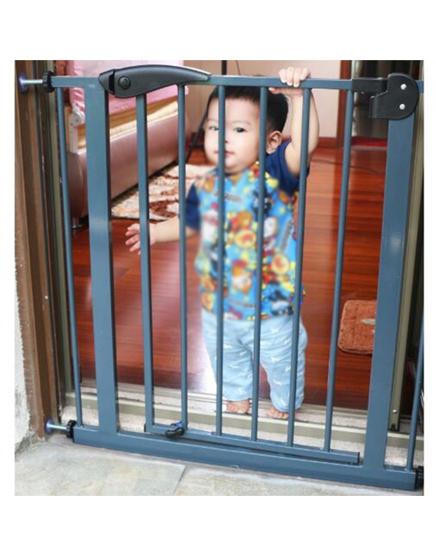Child Protective Door Bar Pet Dog Fence Fence Large Dog Barrier Security Door Bar Black Color : A - BJADLJN1Q