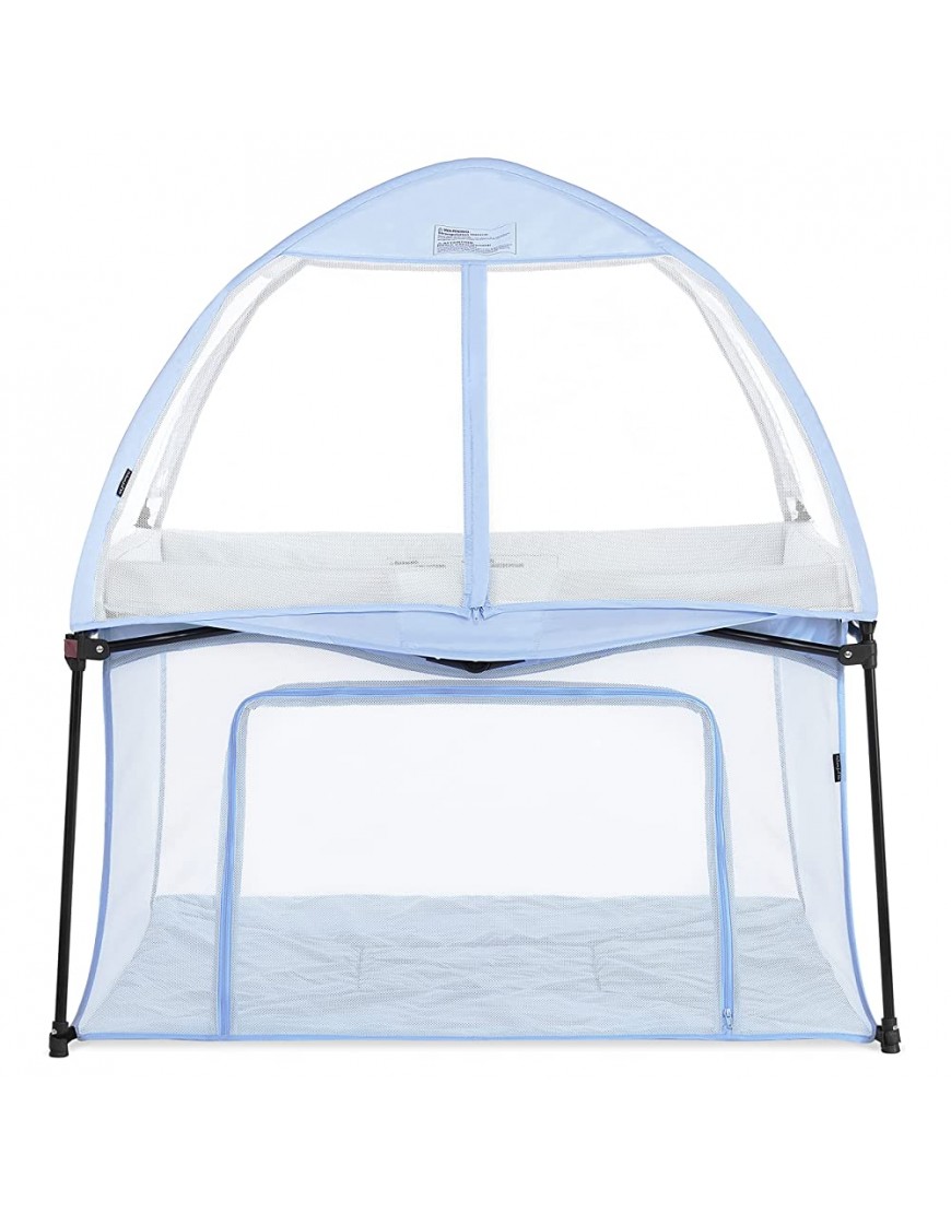 Dream On Me Ziggy Square Playpen with Canopy Blue - BF2K4K5NP