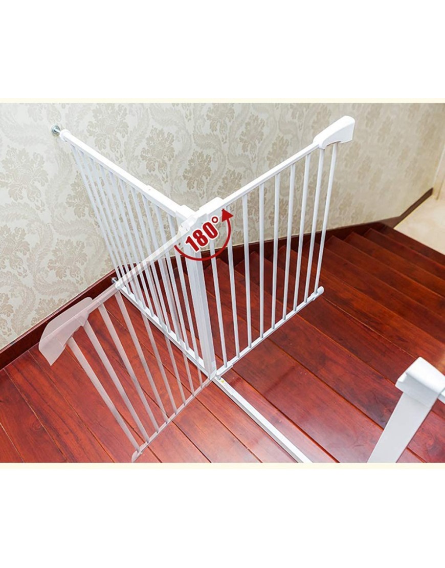 YXGH@ Protective Door Isolation Railing Child Stairway Safety Gate Punch Free Baby Protection Fence Pet Dog Fence Pole - B6F7ZFB7L