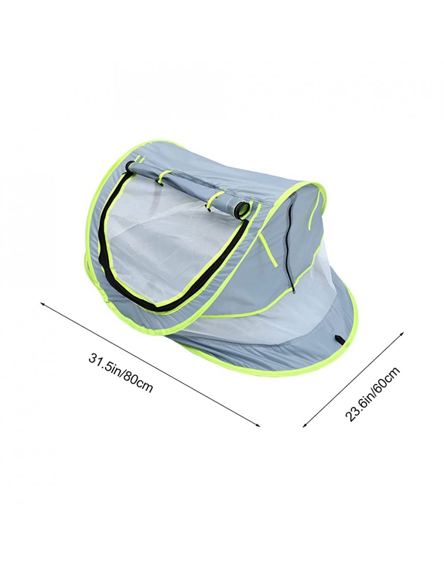 Alipis Baby Tent Portable Baby Travel Bed Beach Sun Shelter See Through Tent Baby Camping Bed Beach Shade Tent for Girls Boys - BCN4QQUB2