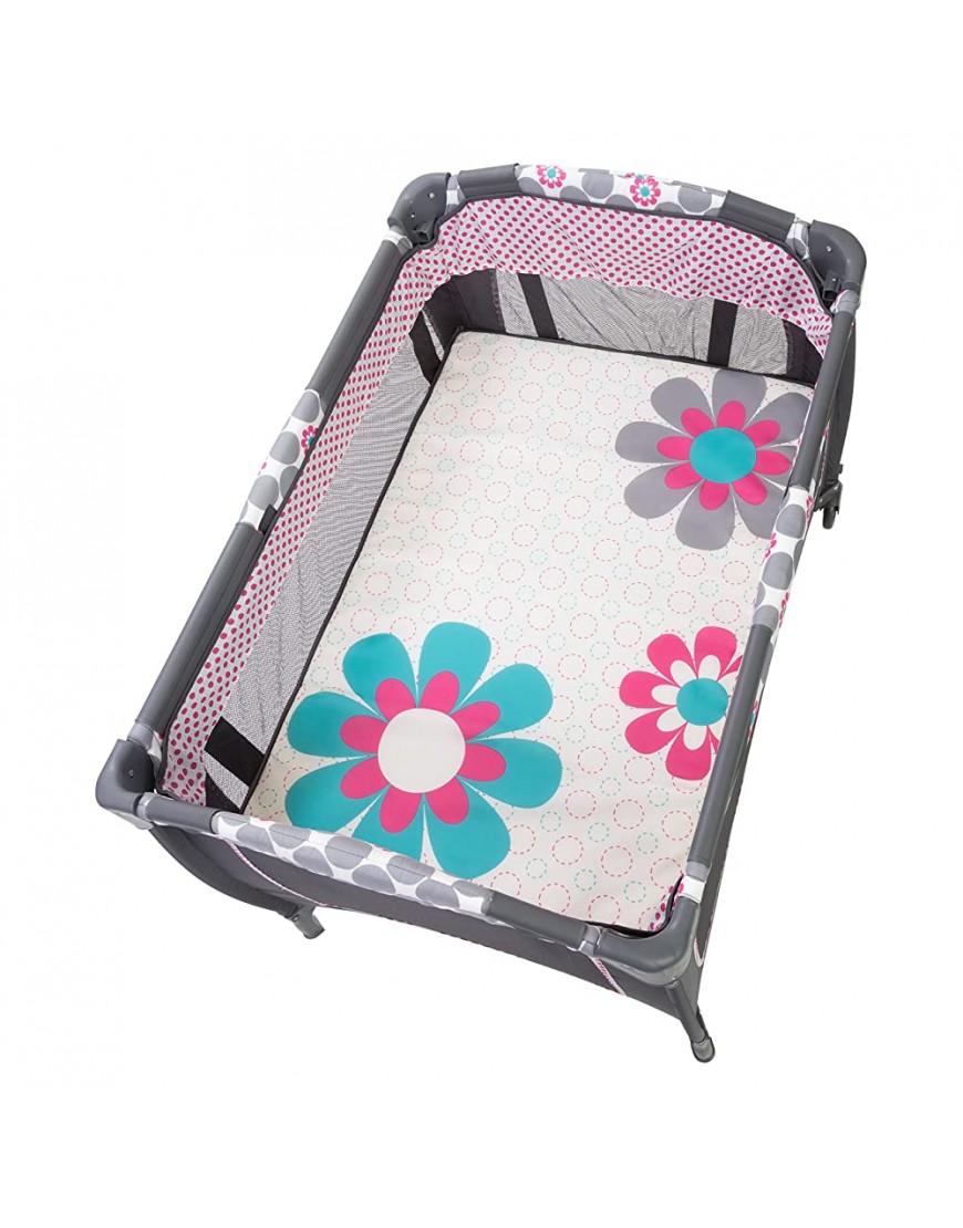 Baby Trend Lil Snooze Deluxe 2 Nursery Center Daisy Dots - B2NGV96F4