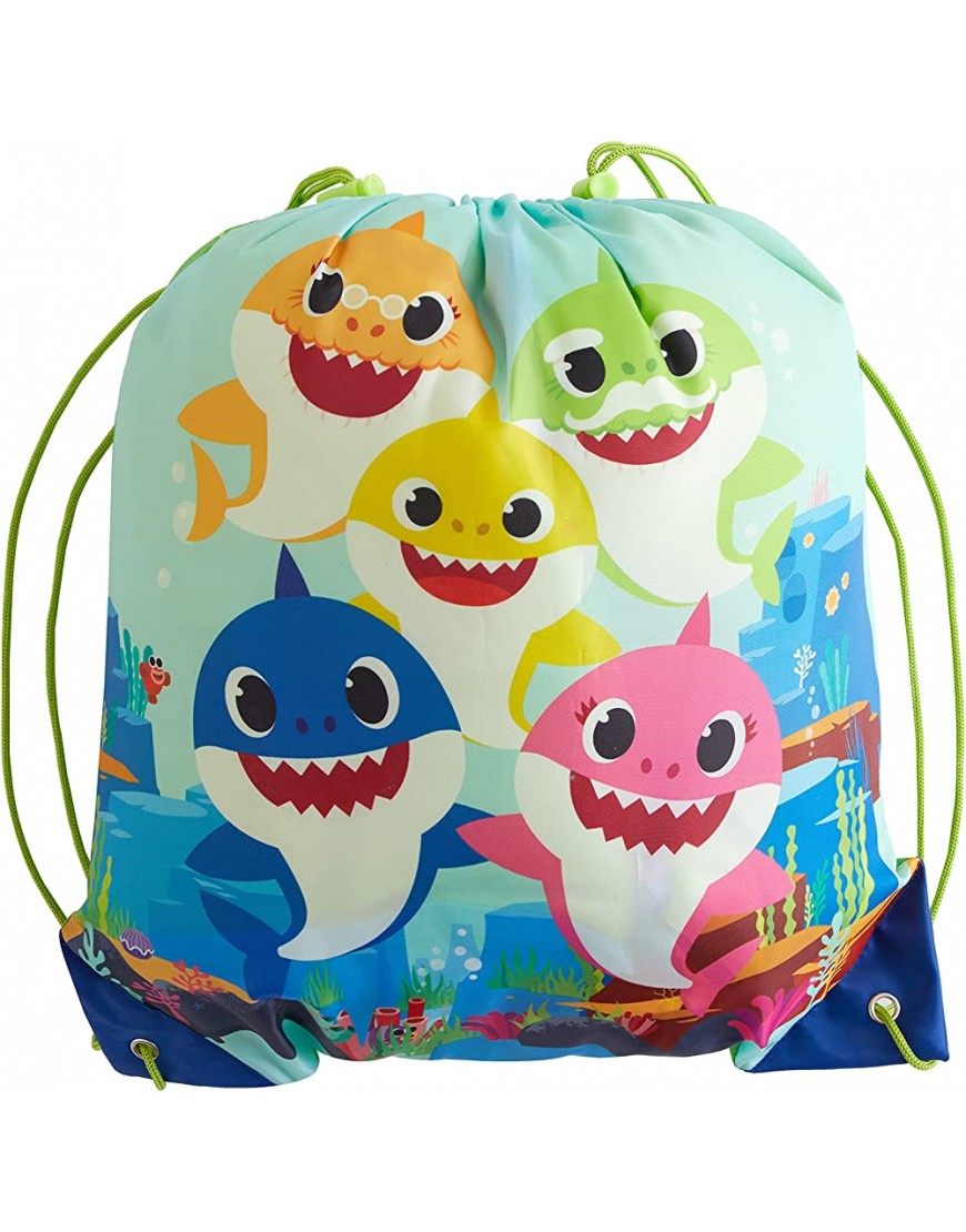 Idea Nuova Baby Shark 2 Piece Sling Bag and Sleeping Bag Set 26 Wx46 L Ages 3+ - B0XHSMYZW