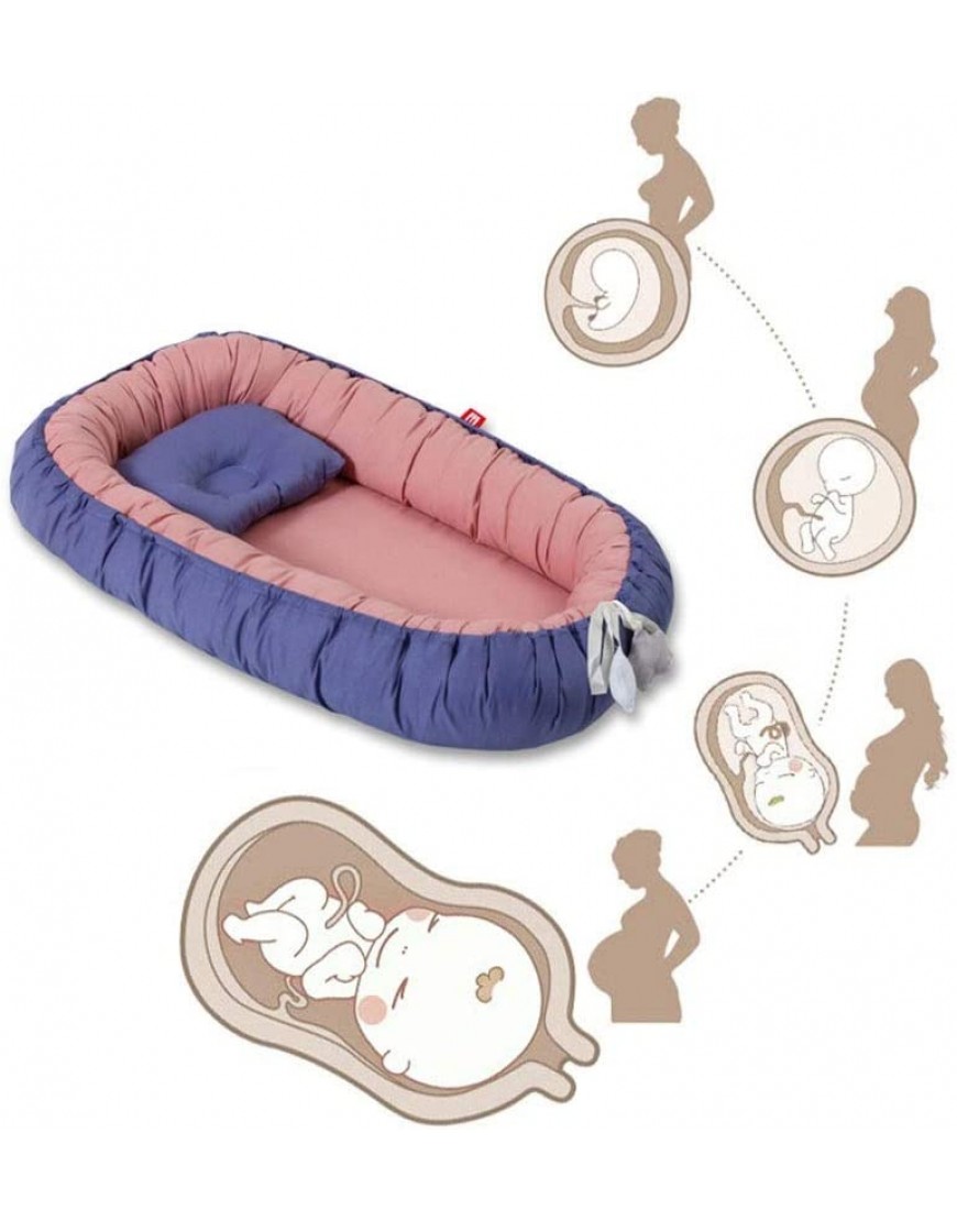 Adjustable Wrenches Co-Sleeping Baby Bassinet Soft Comfortable Comfortable for Baby Nest Newborn Baby Cot Color : A - B3NUXF7J3