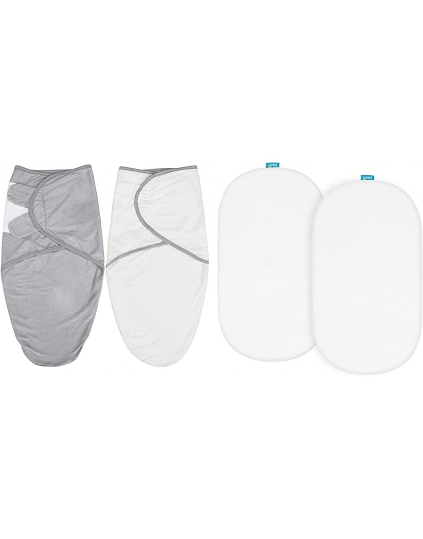 Bassinet Sheets Compatible with SNOO Smart Sleeper Baby Bassinet & Baby Swaddles 0-3 Months for Boy or Girls - BNTC67K9J