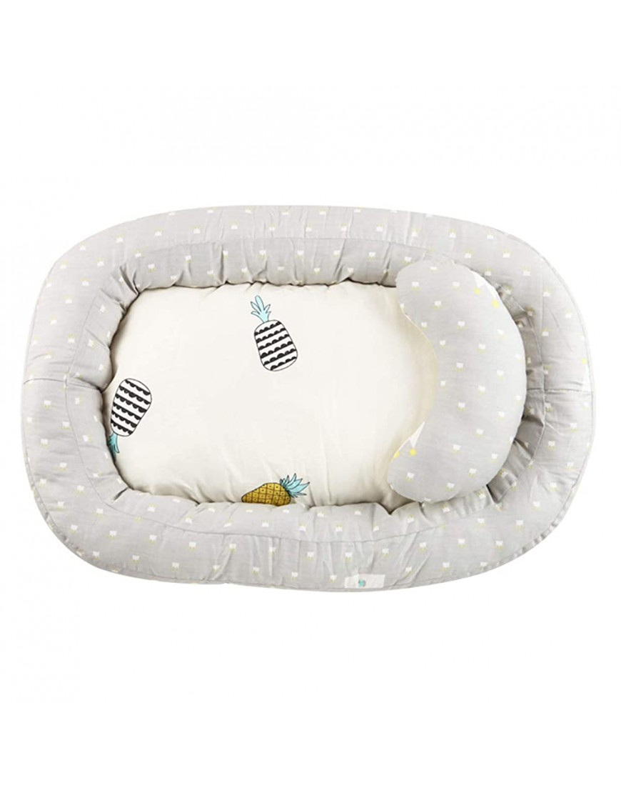 SH-RuiDu Baby Lounger Portable Newborn Crib Soft Breathable Infant Bed Co-Sleeping Bassinet Mattress for 0-1 Year Old Babies - BUVX4B2QD