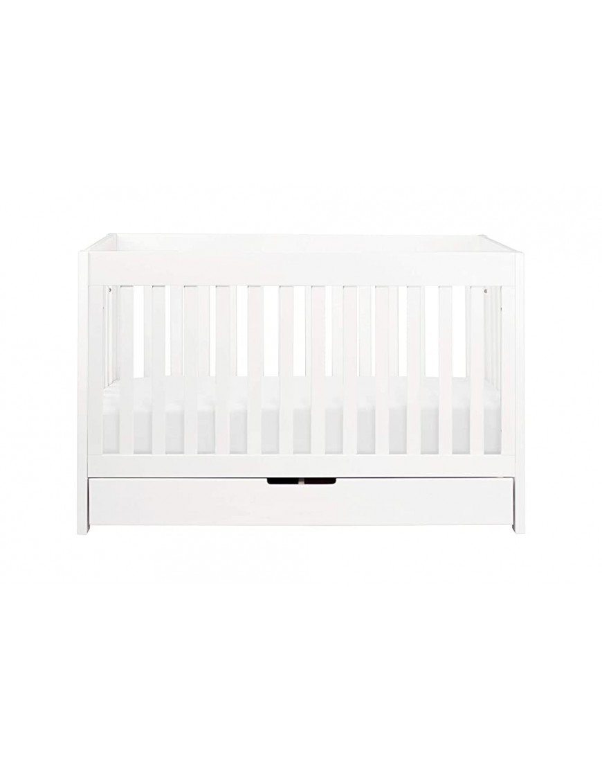 Babyletto Mercer 3-in-1 Convertible Crib with Toddler Bed Conversion Kit in White Greenguard Gold Certified - B72U1W0SI