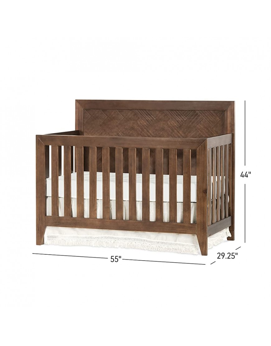 Child Craft Kieran 4-in-1 Convertible Crib Toasted Chestnut Brown - BM5YV7IRT