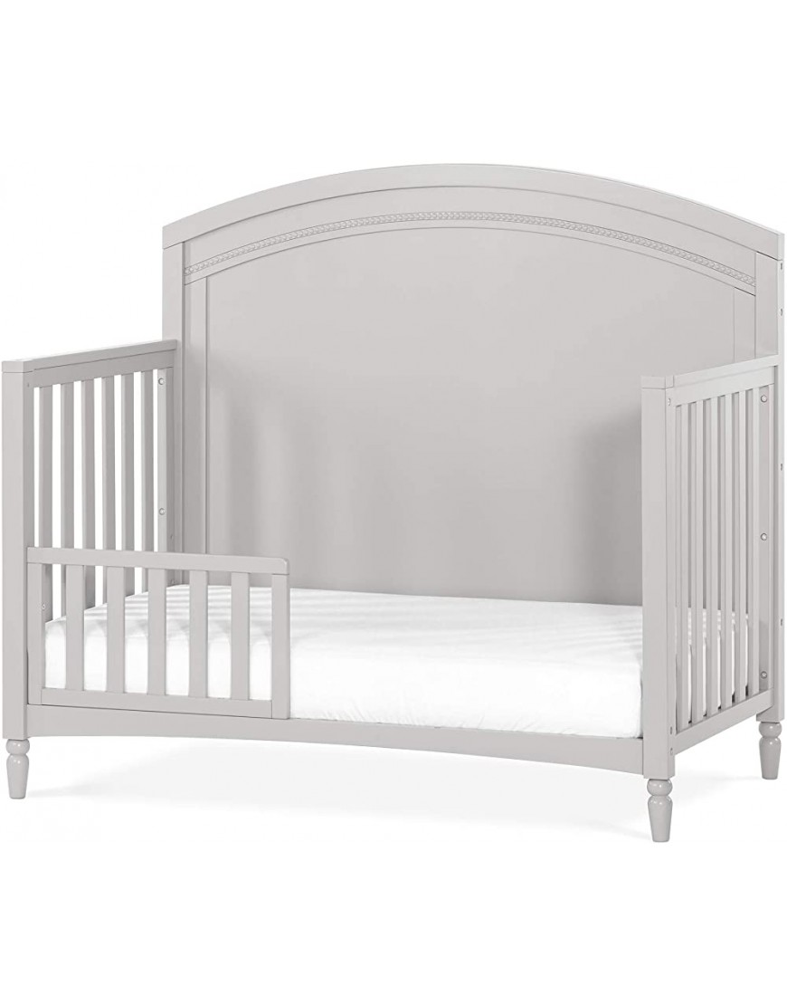 Child Craft Stella 4-in-1 Convertible Baby Crib in Gentle Gray - BFBCPBIOF