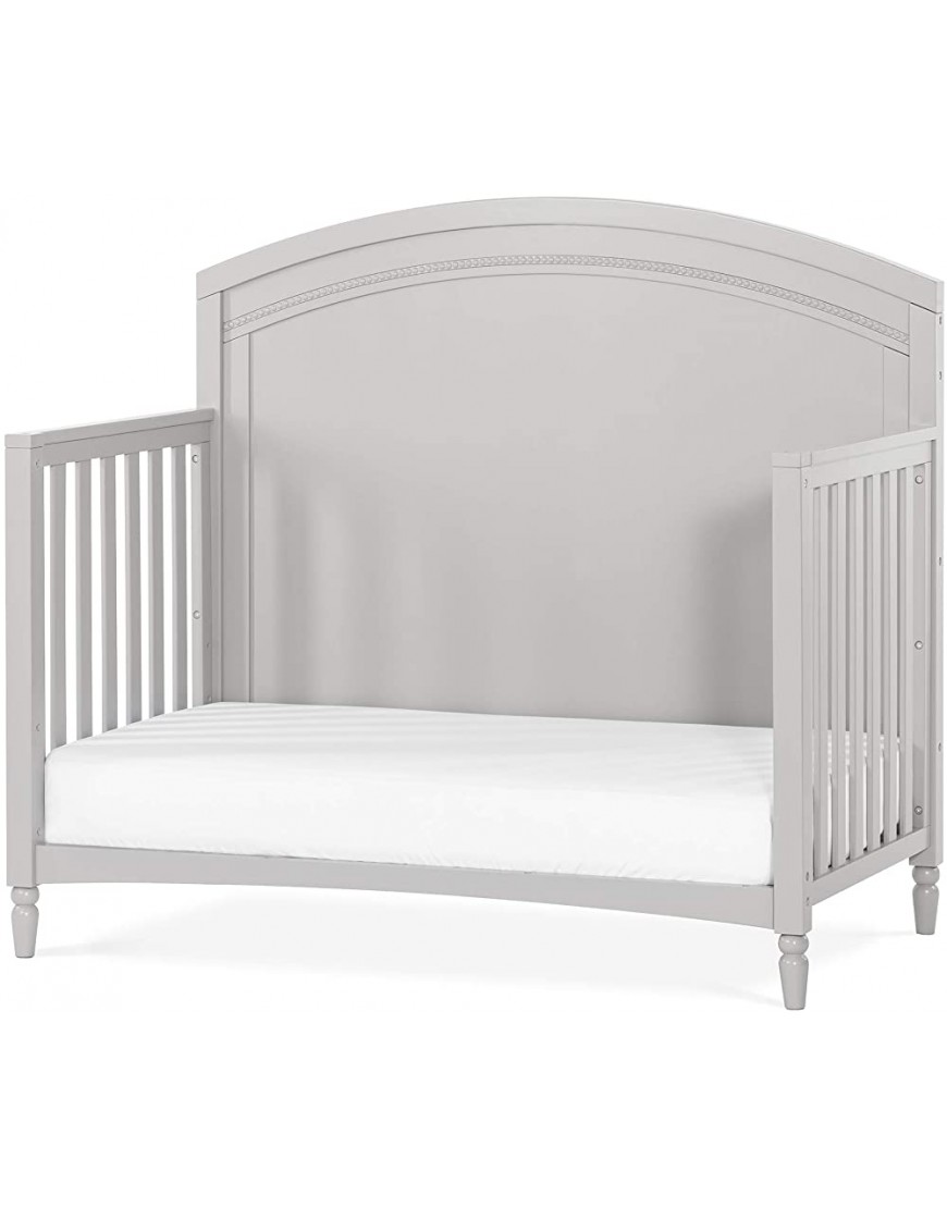 Child Craft Stella 4-in-1 Convertible Baby Crib in Gentle Gray - BFBCPBIOF