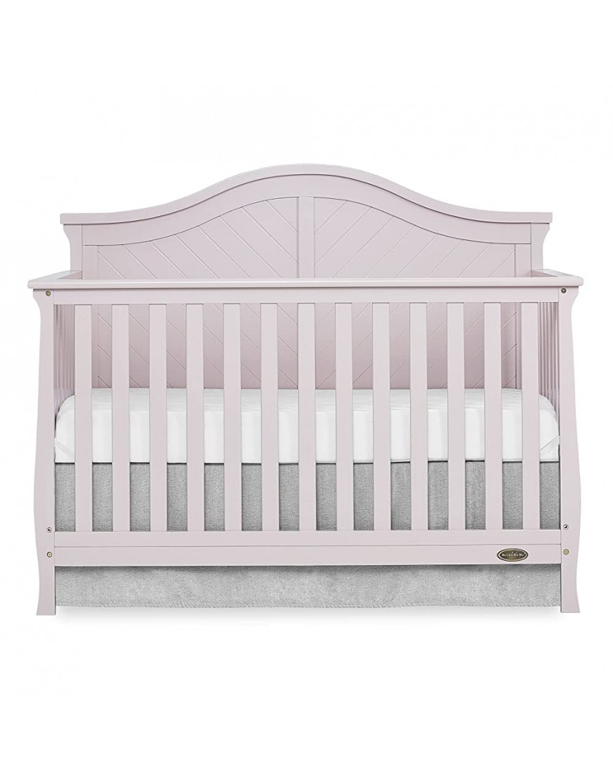 Dream On Me Kaylin 5-in-1 Convertible Crib in Blush Pink Greenguard Gold Certified  56x31x47 Inch Pack of 1 - B9G7OHR6T